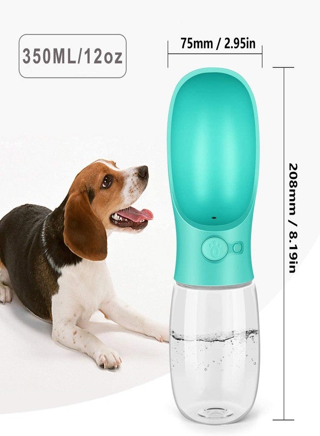EPISKEY® Dog Water Bottle, 12oz Leak Proof Portable Puppy Water Dispenser with Drinking Feeder for Pets Outdoor Walking, Hiking, Travel, BPA Free Food Grade Plastic (12oz, Blue) - Image 4
